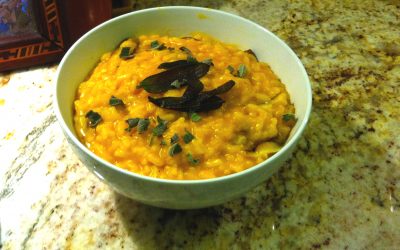 Sage Pumpkin Shiitake Risotto