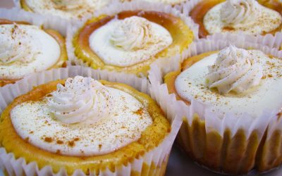 Pumpkin Cheesecake Cupcakes
