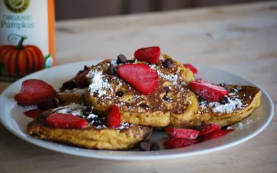 Pumpkin Chocolate Chip Pancakes