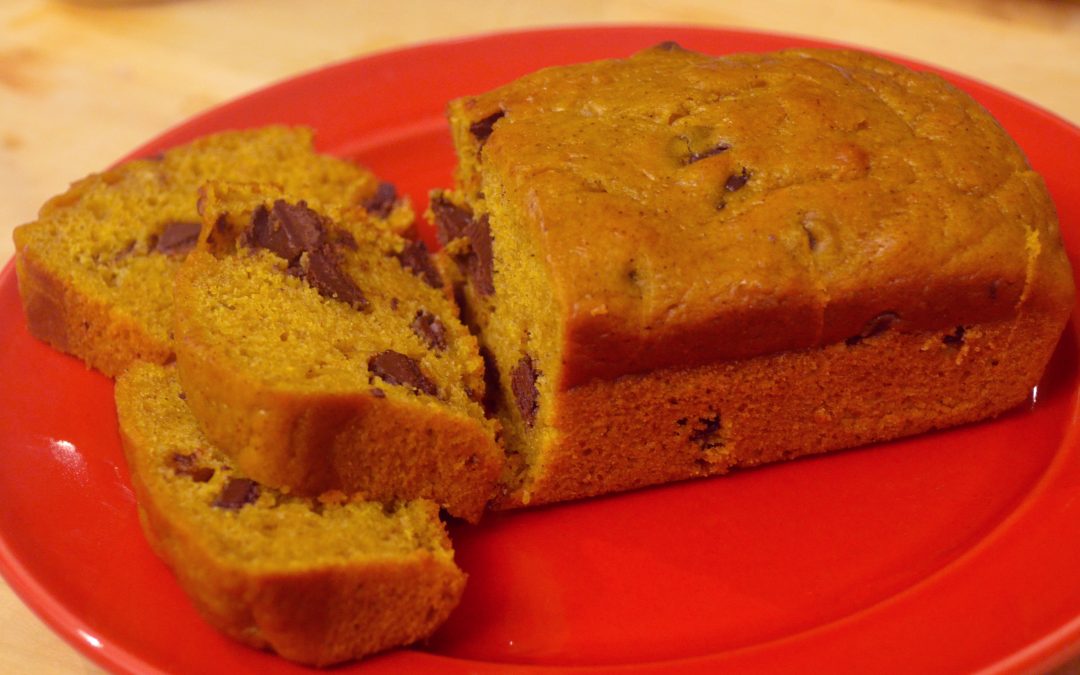 Chocolate Pumpkin Mini Loaves