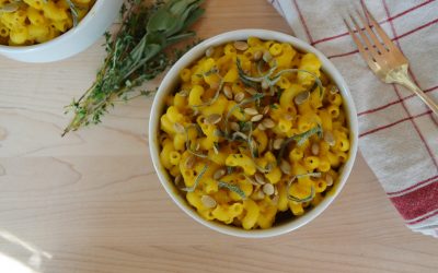 Gluten-Free Creamy Herb Pumpkin Pasta