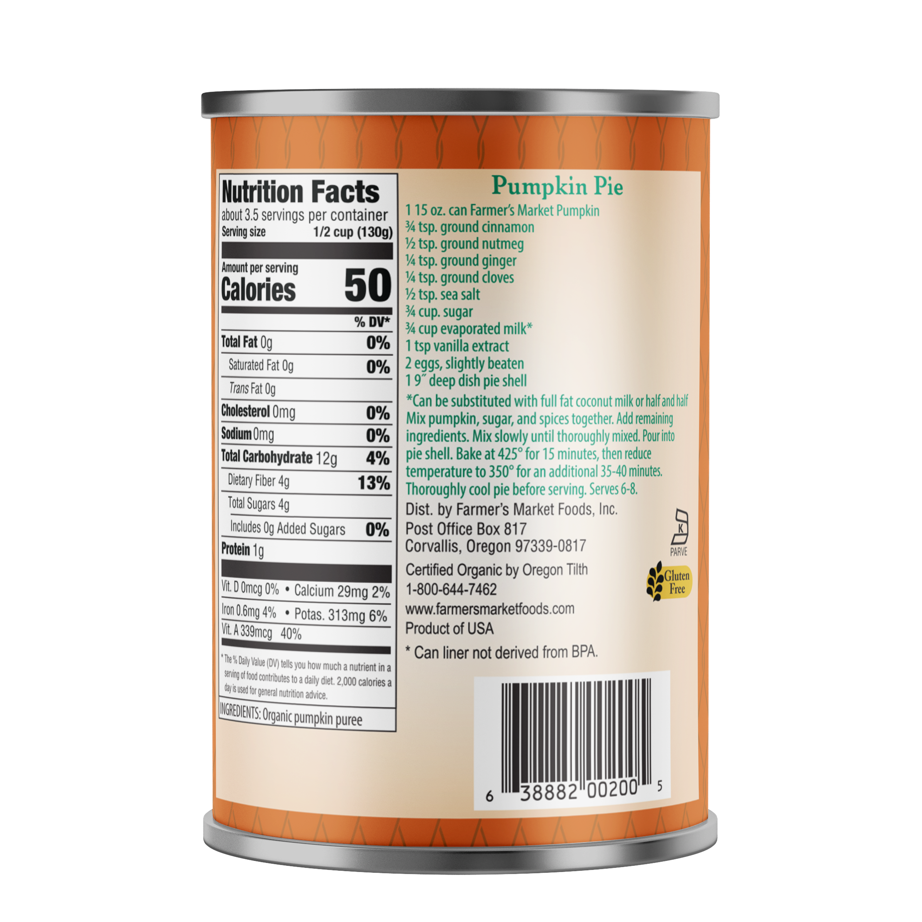 Organic Pumpkin Puree - Image 2