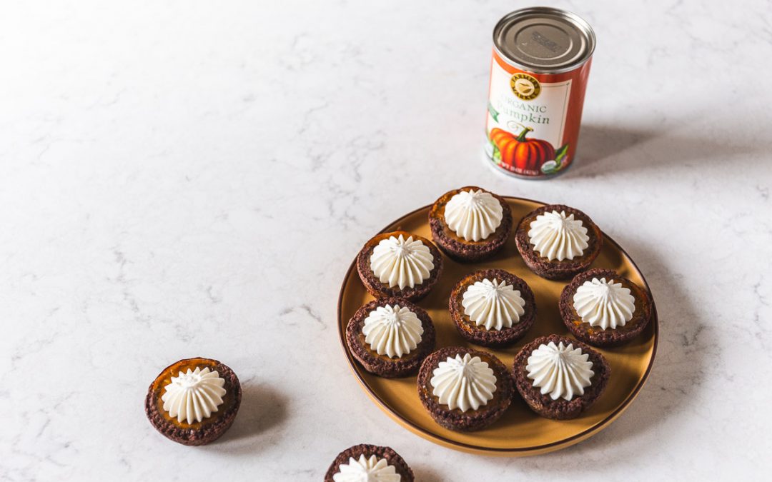 chocolate pumpkin mini pies