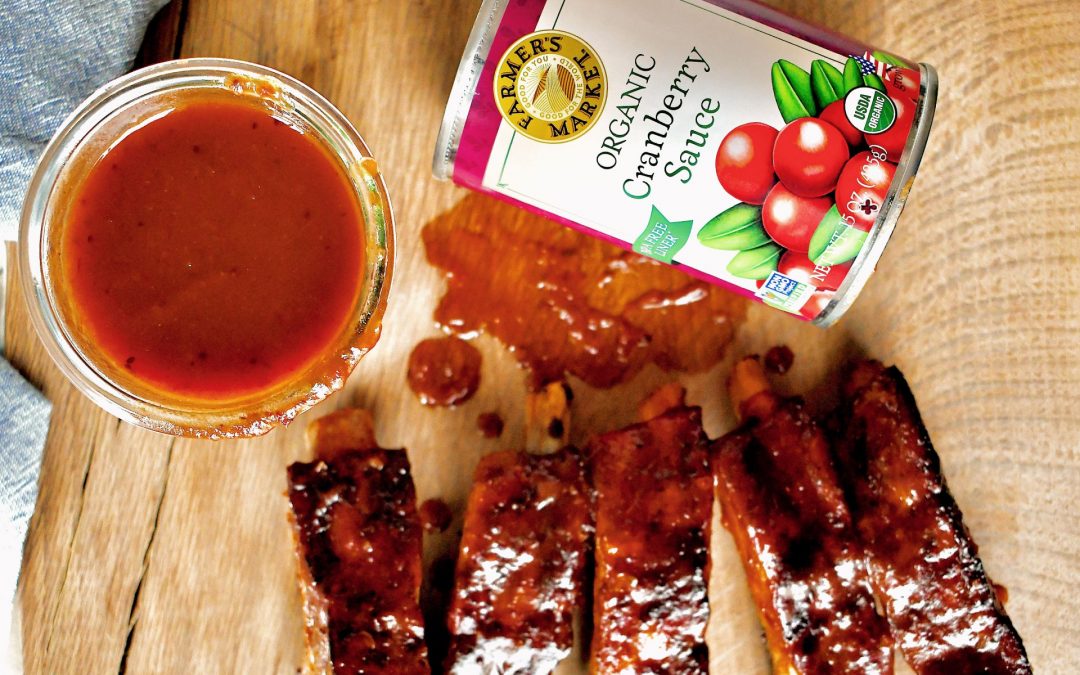 Cranberry Chipotle BBQ Sauce Farmer's Market Organic Cranberry Sauce