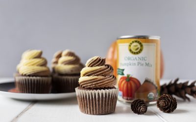 Pumpkin Chocolate Cupcakes