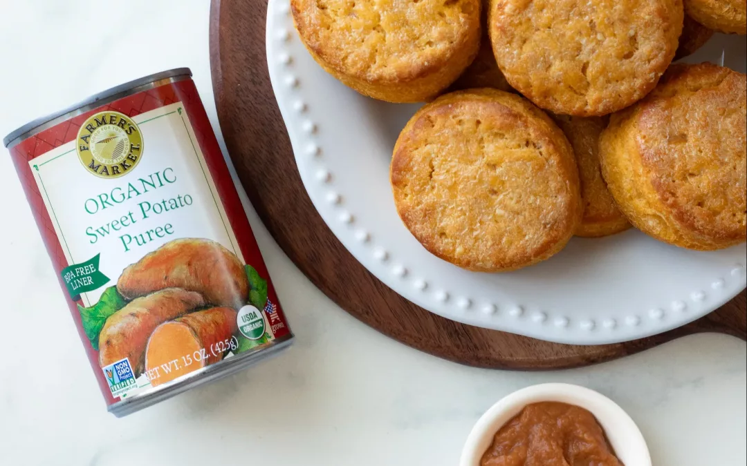 Sweet potato biscuits