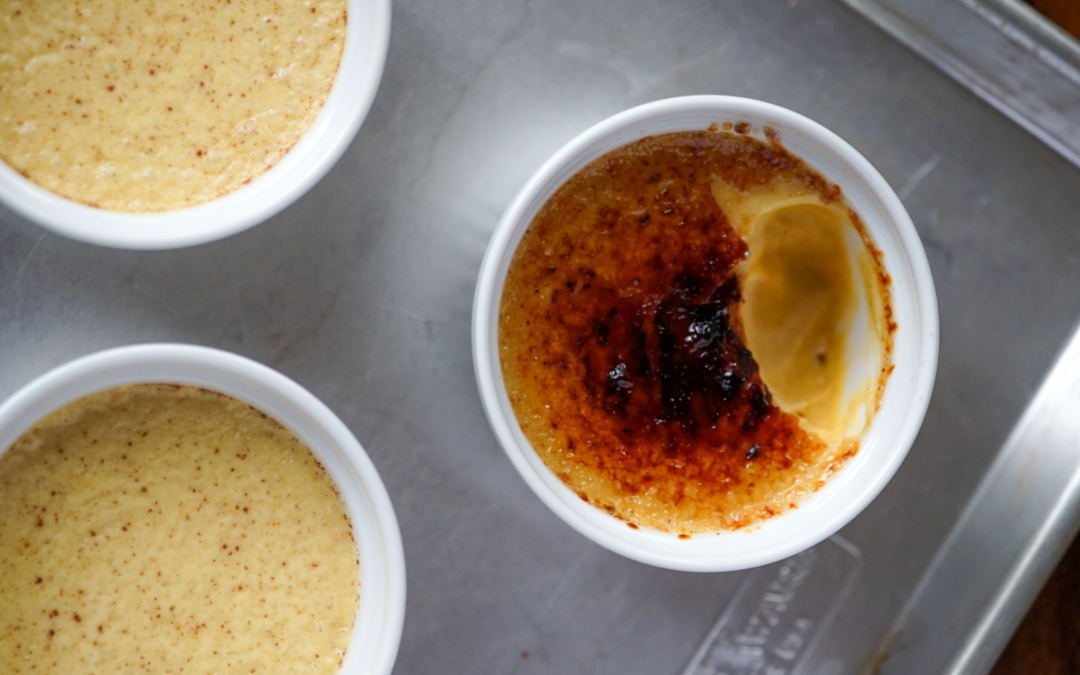 pumpkin spice creme brulee
