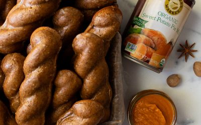 Gluten -Free Glazed Sweet Potato Pie Donut Twists