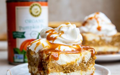 Pumpkin Cheesecake Bars